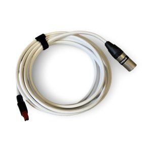 White RoamSat 12v Bypass Cable